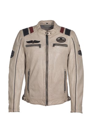 Mauritius Leren jas - offwhite ii