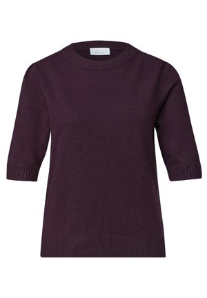 Street One Studio, KURZARM PULLOVER MIT RUNDHALS - Pullover - very berry mel