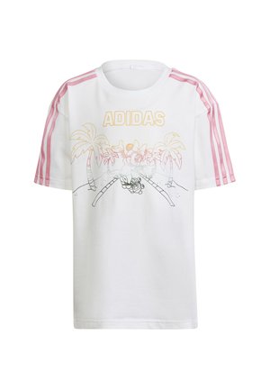 adidas Performance DISNEY MINNIE MOUSE UNISEX - T-shirt print - white/bliss pink/multicolor