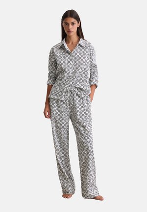 Haut de pyjama - white cotton print