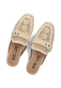 Bibi Lou PLATTE - Muiltjes - off white