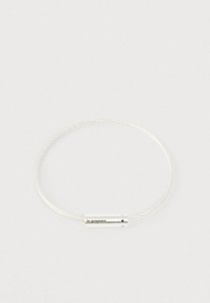 BRUSHED CABLE BRACELET - Karkötő - silver-coloured