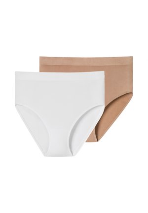 2-PACK RETRO CLASSIC SEAMLESS - Kalhotky - weiss/maple