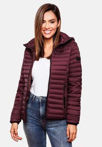Marikoo SAMTPFOTE - Light jacket - dark red melange