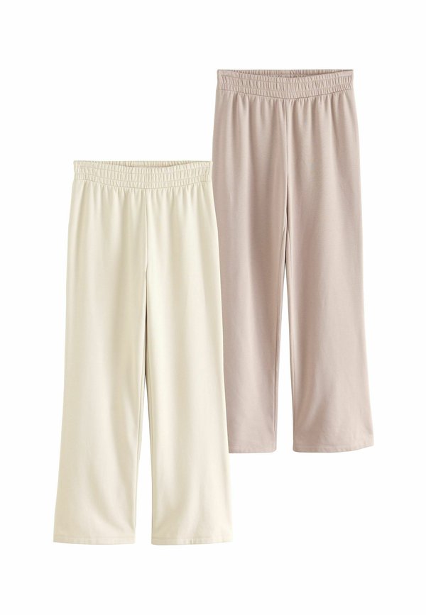 2 PACK WIDE JOGGERS - Stoffhose