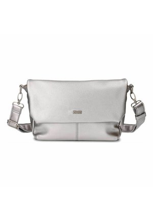 MADEMOISELLE M MESSENGER LAPTOPFACH - Schoudertas - silver