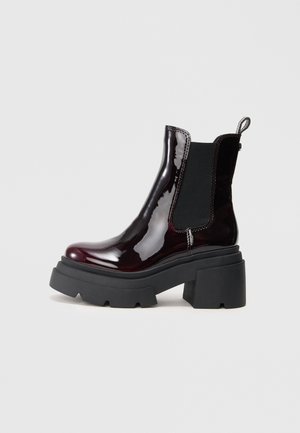 TIDALWAVE - Stivaletti con plateau - dark cherry