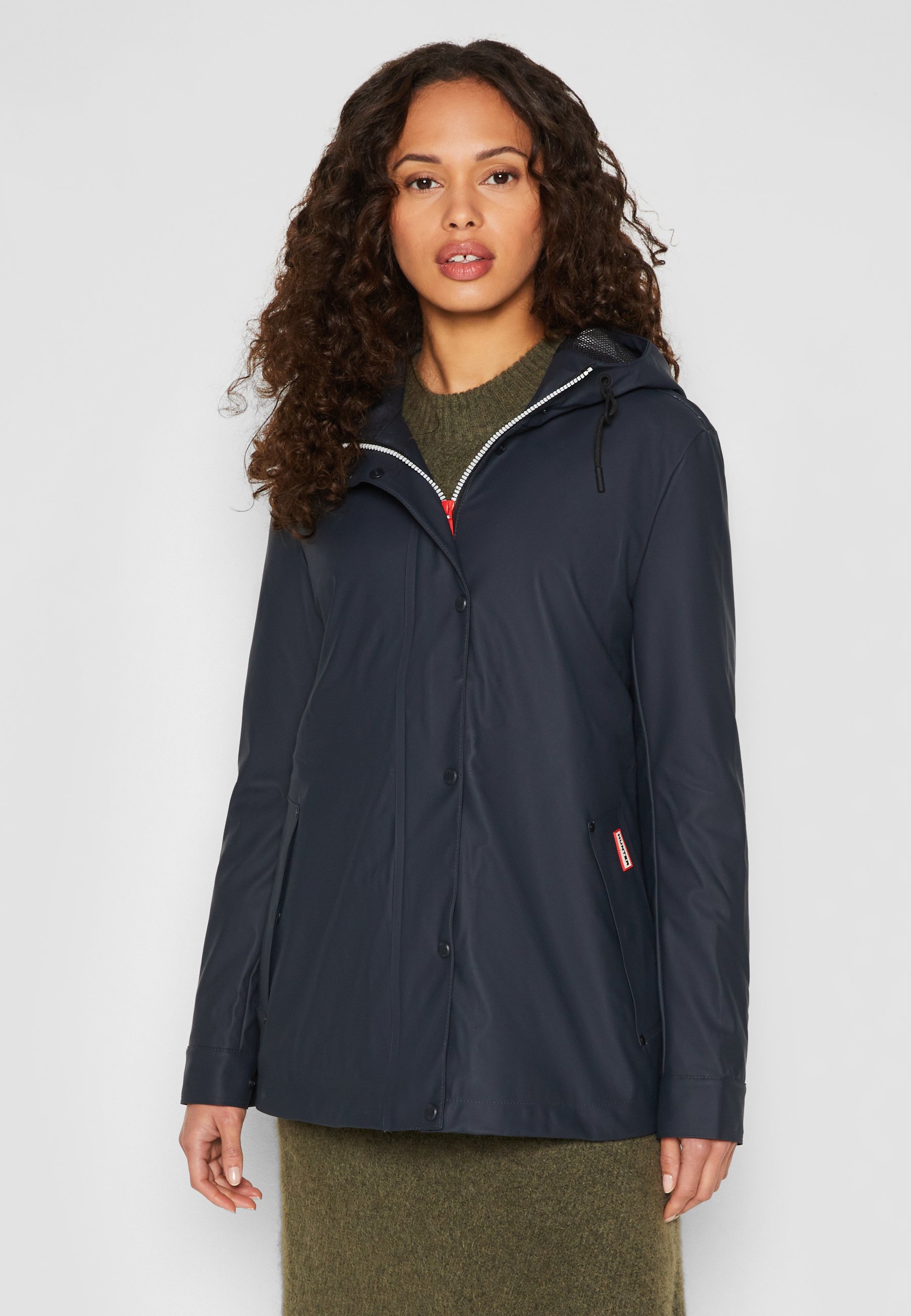 navy lightweight parka