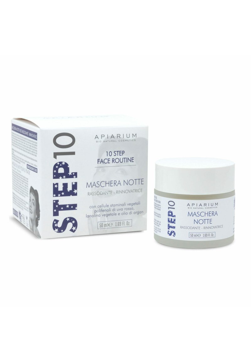 APIARIUM BIO NATURAL COSMETICS - FACE NIGHT MASK FIRMING - RENEWING  50ML - Maschera viso - white, Ingrandire