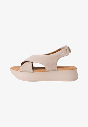Tamaris, Sandales à plateforme - beige