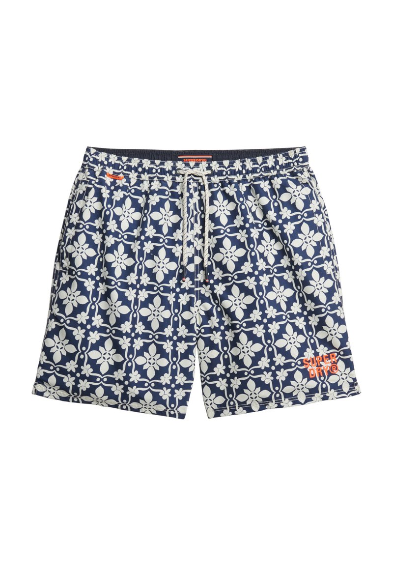 Superdry & Co TILE-INCH - Shorts da mare - navy tala tile/blu - Zalando.it