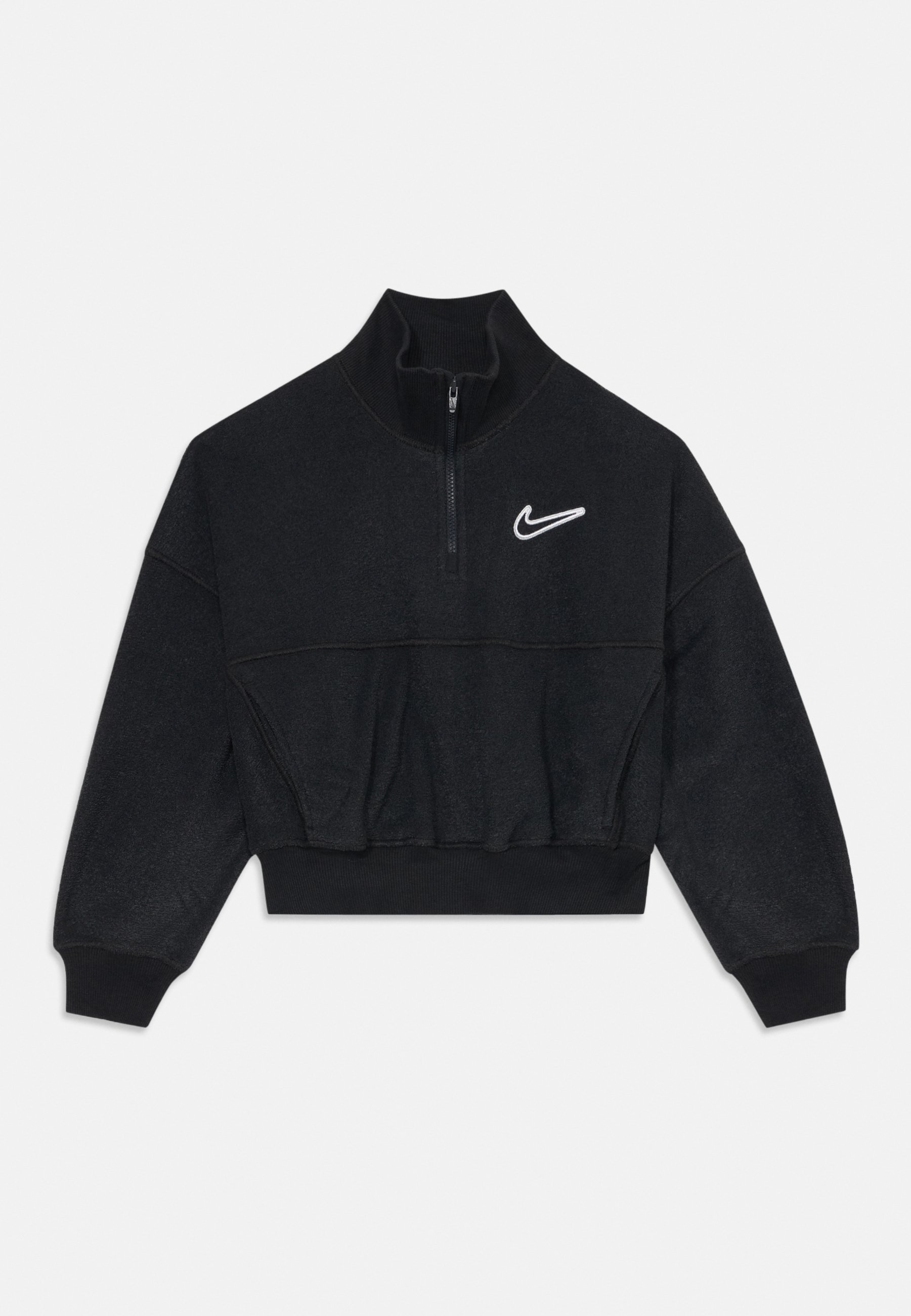 black cropped nike jumper