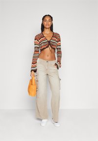 BDG Urban Outfitters LACEUP CARDI - Kardiganas - brown