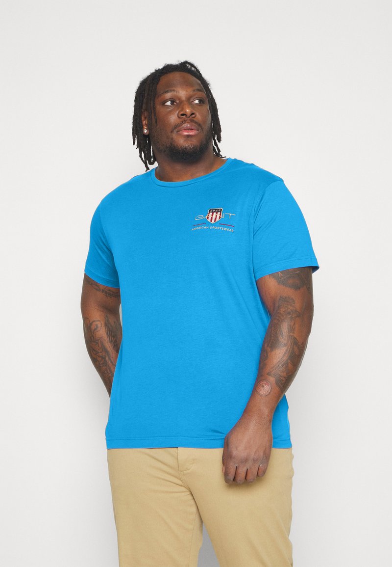 GANT REG SHIELD LS - Camiseta De Manga Larga - Evening Blue/azul Marino