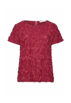 Yours Clothing, PLUS SIZE GOING OUT TOPS - Bluse - burgundy