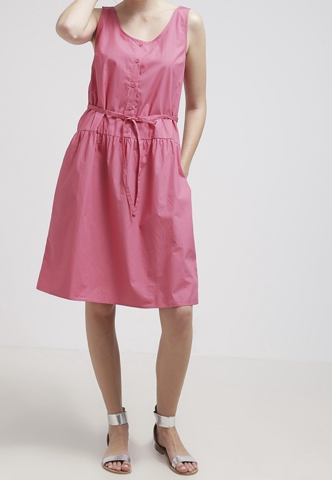 linen dress with boots Beth'23 Oversized Dress with Long Sleeves