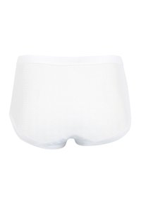 Boxer shorts blancs en mesh avec une ceinture élastique douce. Dotés d'un tissu respirant et texturé ainsi que d'ouvertures de jambe arrondies.