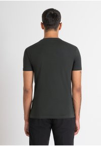 Antony Morato SLIM FIT LOGO PRINT - Camiseta básica - forest green