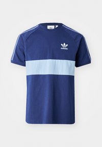 3-STRIPES PANEL - Potiskana majica - night indigo clear sky