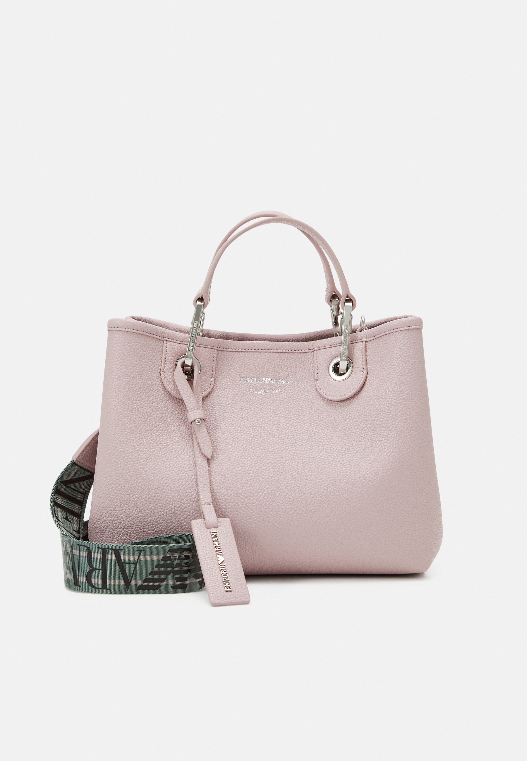 Bolso De Mano Emporio Armani Medium De Piel Lisa Para Mujer Morado