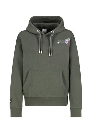 Eight 2 Nine, EIGHT 2 NINE SWEATHOODIE FLORALER PRINT - Kapuzenpullover - dark-green