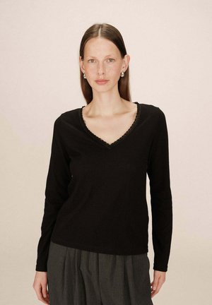 MANCHES LONGUES SELTON - T-shirt à manches longues - noir