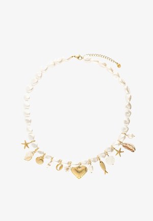 My Jewellery PEARL NECKLACE WITH CHARMS - Collier - goudkleurig