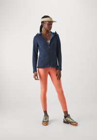 CMP WOMAN JACKET FIX HOOD - Cipzáras pulóver - blue melange/sky