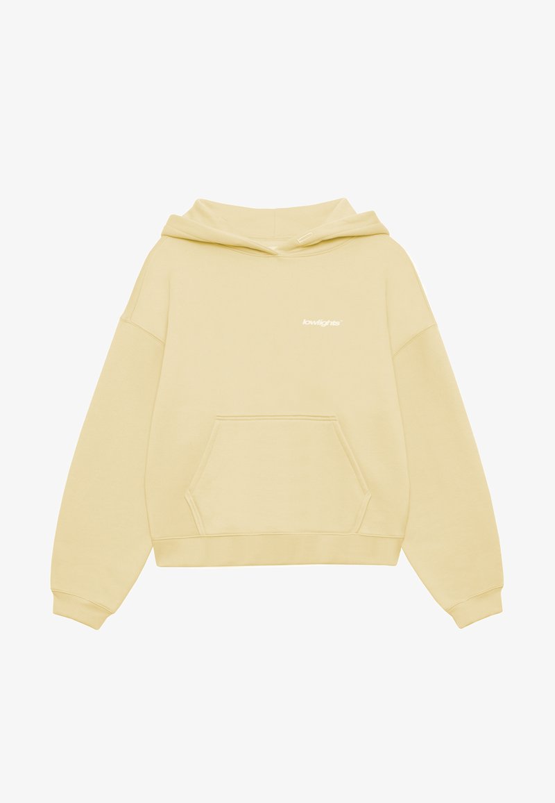 LOW LIGHTS STUDIOS® BASIC LOGO HOODIE - Φούτερ - yellow