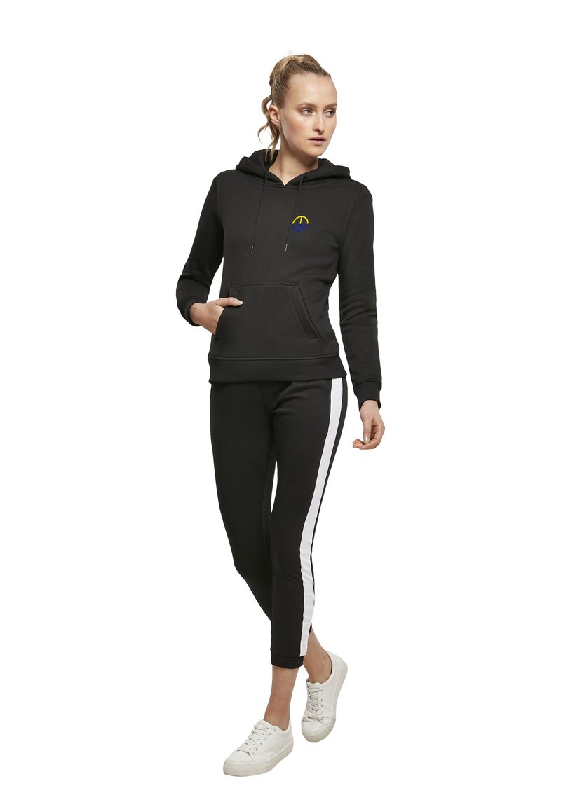Merchcode Peace  2 Color Peace - Felpa con cappuccio - black