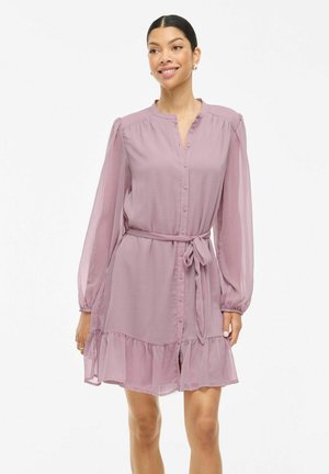 VILA FALIA LANGARM - Day dress - toadstool