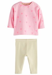Next 6 PIECE SET STANDARD - Leggings - Hosen - tan brown hot pink