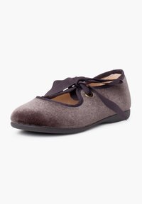 Pisamonas MERCEDITAS TERCIOPELO LAZO FAYA NIÑA - Dětské boty - gris