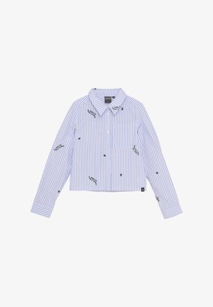 Indian Blue jeans CROPPED STRIPE - Overhemd - chambray blue
