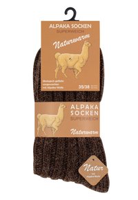 Cotton Prime 4 PAAR MIT UNISEX - Calze - braun