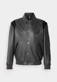 MEON - Veste en cuir - charcoal