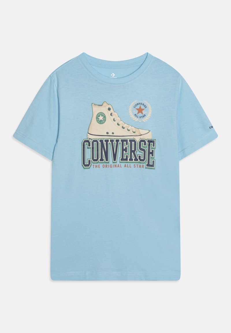 Converse T-shirt print blauw Converse T-shirt print blauw