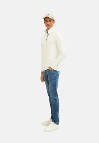 TOM TAILOR TTJOSH Slim - Blugi slim fit - used mid stone blue denim