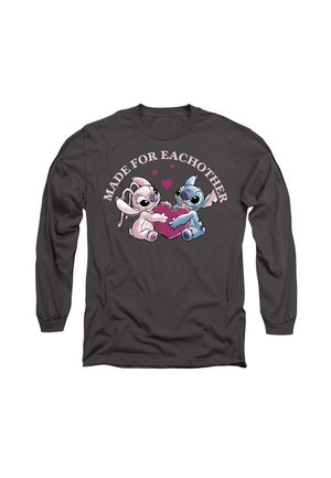 LILO STITCH MADE FOR EACH OTHER - Long sleeved top - anthracite