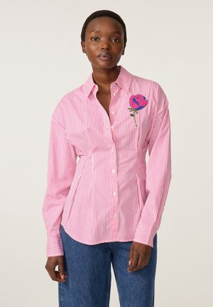 Fabienne Chapot, IRINA BLOUSE - Button-down blouse - pink white