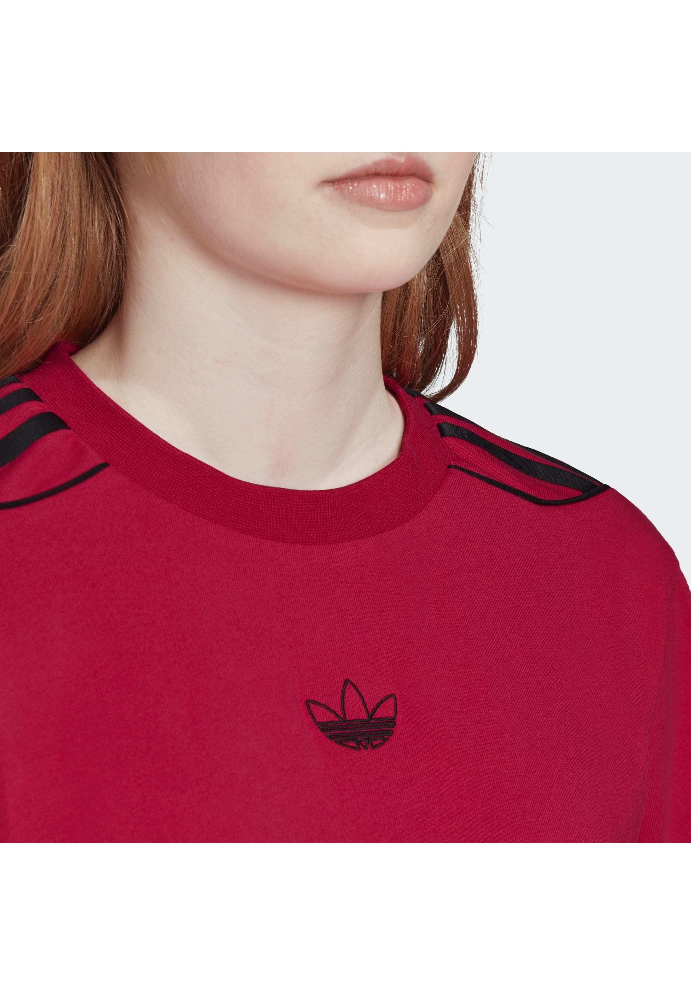 adidas Originals CROP TOP Topper langermet pink Zalando.no adidas Originals CROP TOP - Topper - red