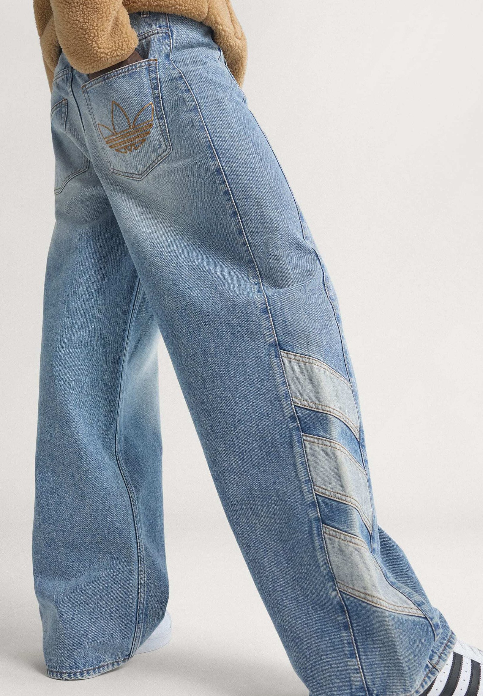 adidas Originals Straight leg jeans - indigo denim/blue - Zalando