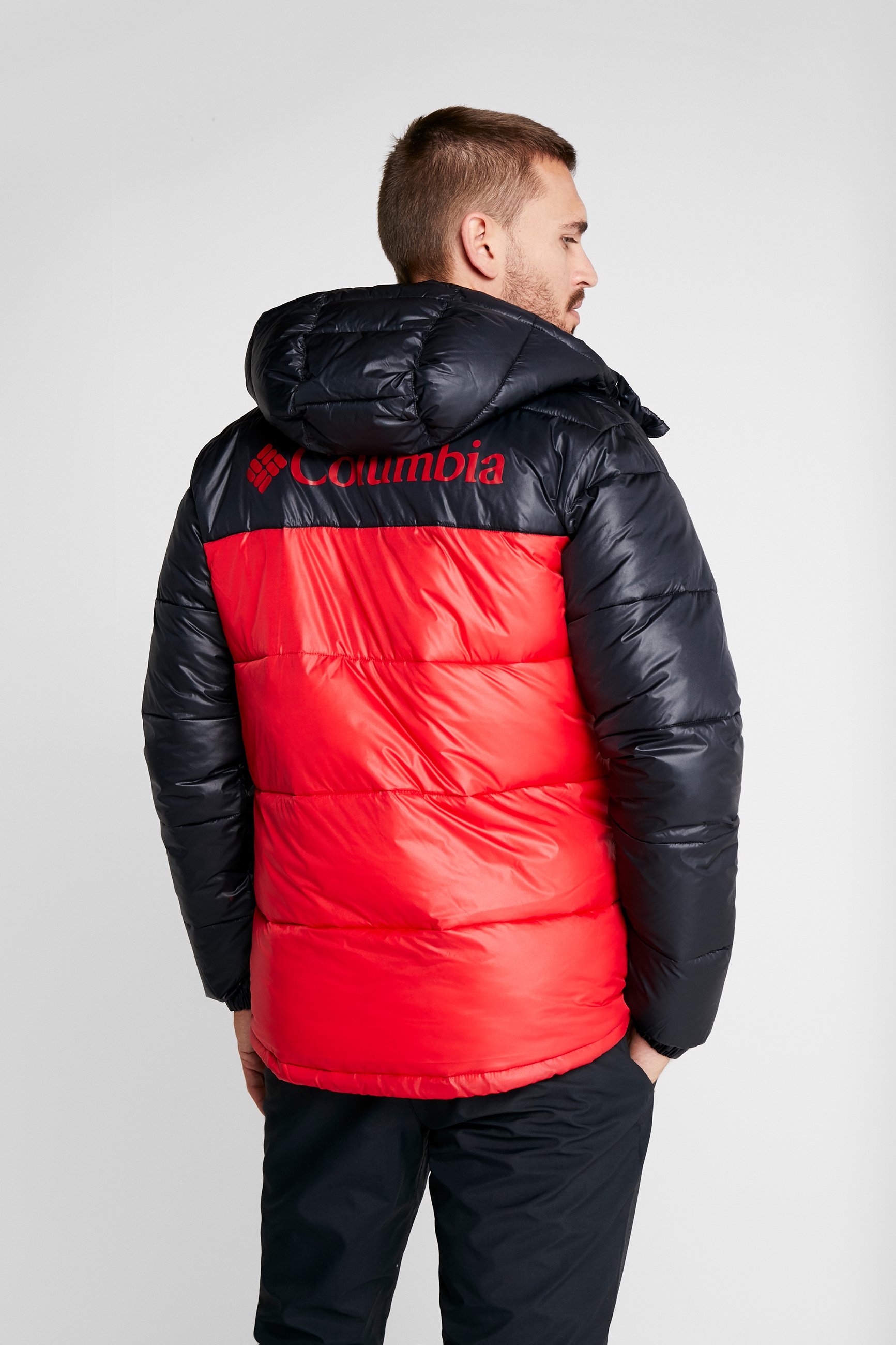 Columbia PIKE LAKE HOODED JACKET Winterjacke mountain Jacken Columbia Pike Lake™ Hooded Jacket Mountain Red Black