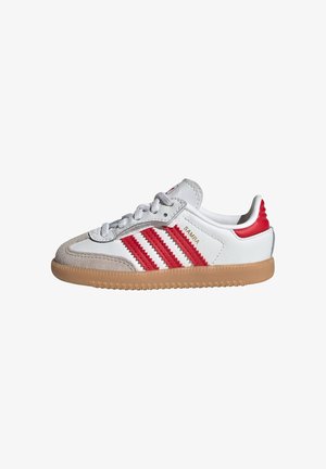 SAMBA - Baby shoes - cloud white/better scarlet gum