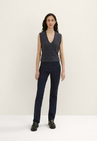 TOM TAILOR TTALEXA Straight - Jean droit - clean rinsed blue denim