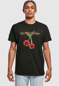 Merchcode KINGS OF LEON - CHERRIES - Triko s potiskem - black