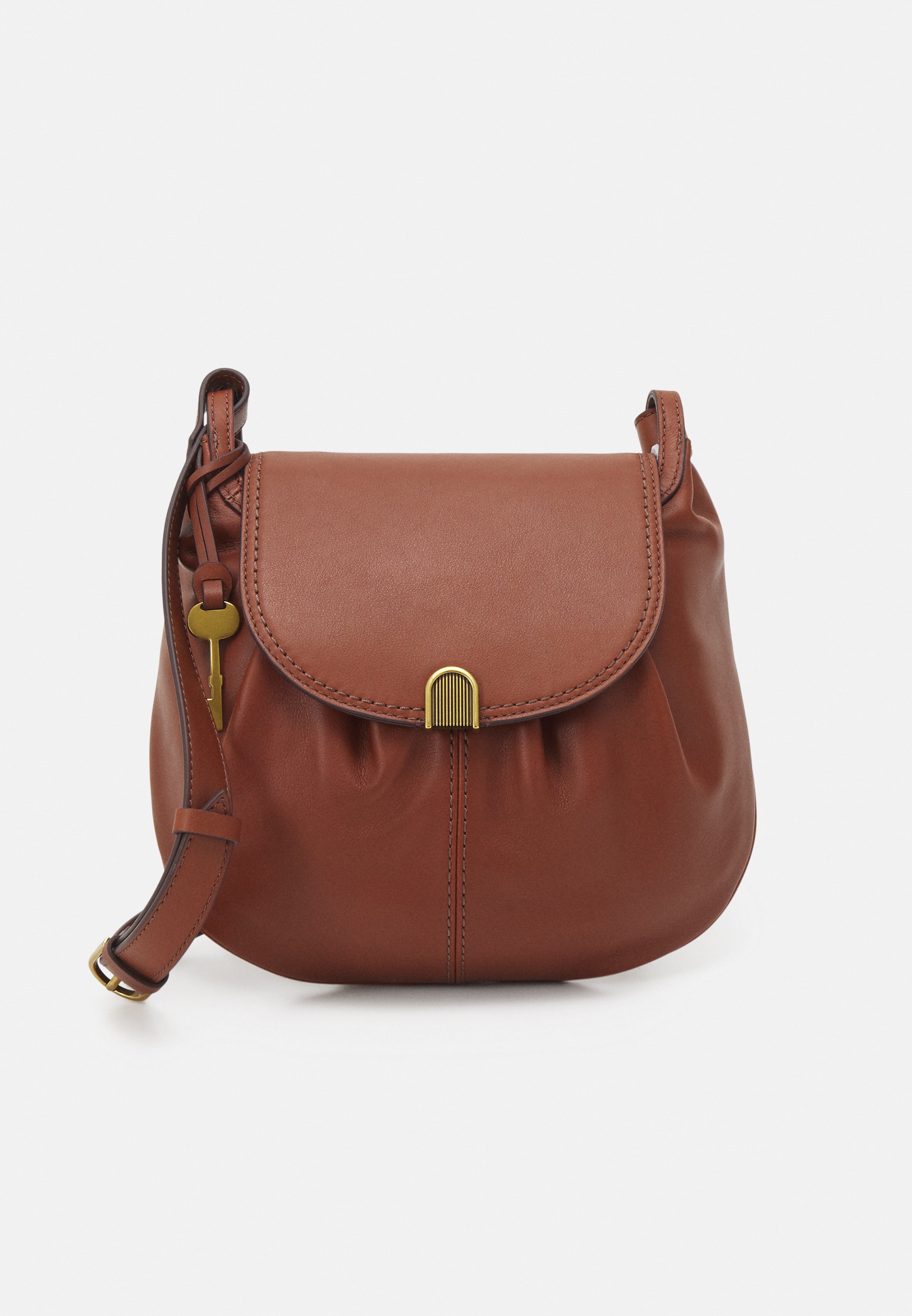sac fossil marron