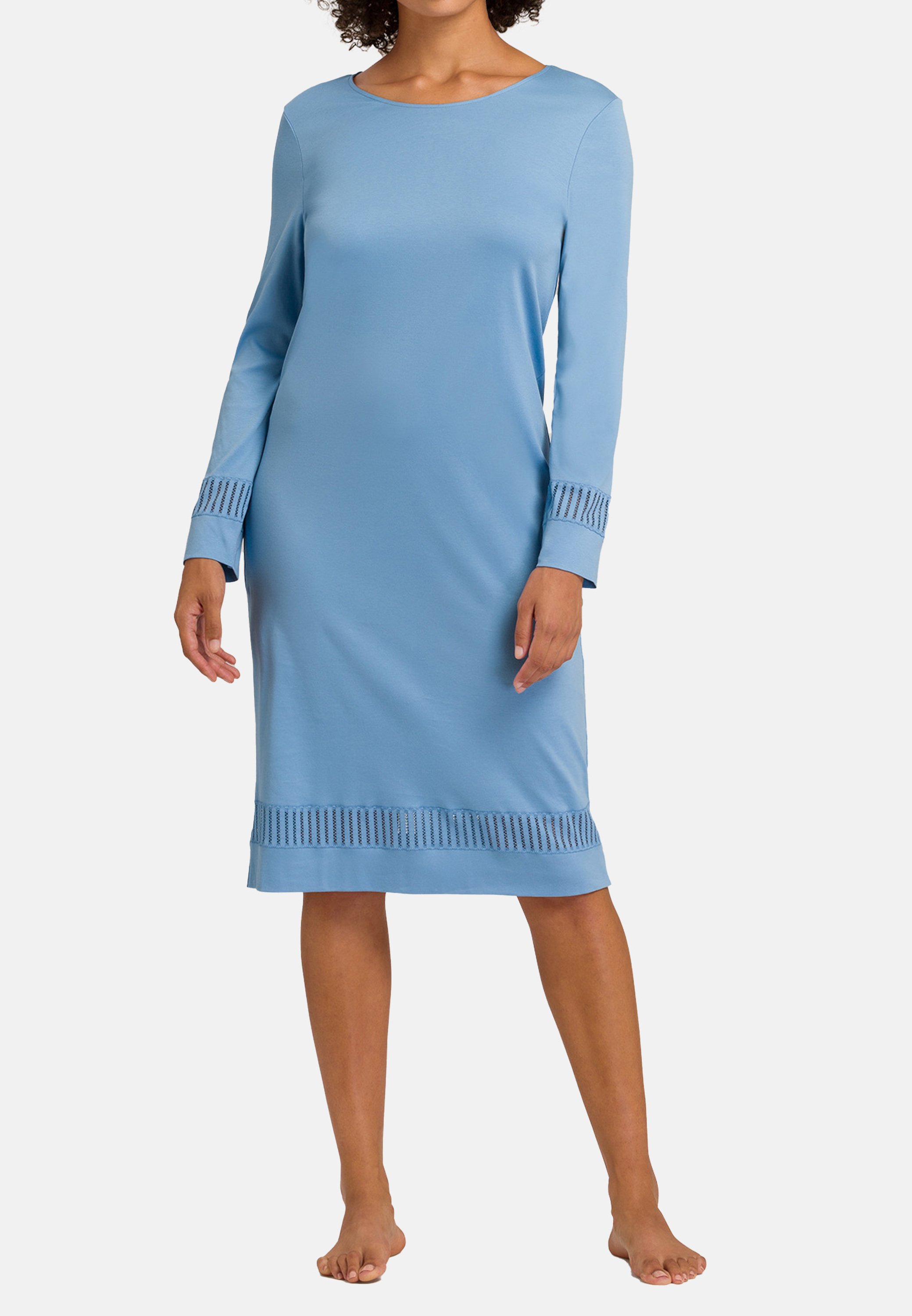 Hanro Camicia da notte bonnie blue blu Zalando