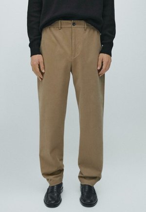 JOGGER FIT  - Stoffhose - ochre