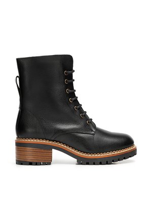 Stivaletti con plateau - black